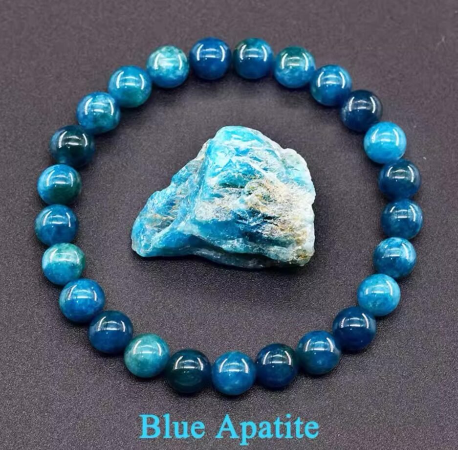 Img questo bracciale di pietre di pirite e ematite naturali blu di alta qualita viene utilizzato per chiedere protezione alla regina dei mari yemanja